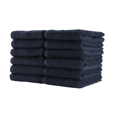 Monarch Cotton Jr. Salon Towel 16x27 Navy (12pk) BBJ-1627-2.5NVY